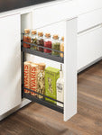 Pull-out, Base unit, full extension with self closing and soft closing mechanisms