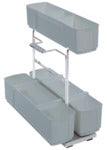 Cleaning agent, base cabinet fitting