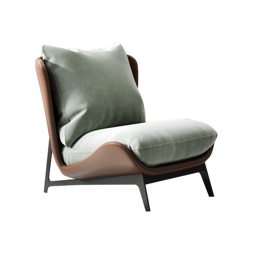 bbsessentials Olive Green bbsessentials Luxury Chair Lounge Nordic Chair