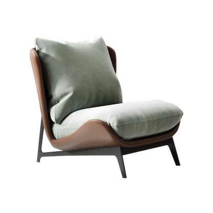 bbsessentials Olive Green bbsessentials Luxury Chair Lounge Nordic Chair