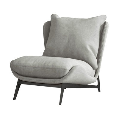 bbsessentials Dark White bbsessentials Luxury Chair Lounge Nordic Chair