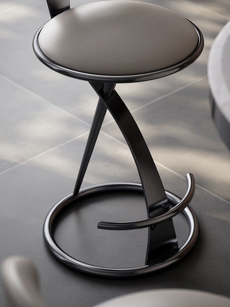 bbsessentials Dull Brushed Nickel bbsessentials Bar Chairs Modern Silla Nordica